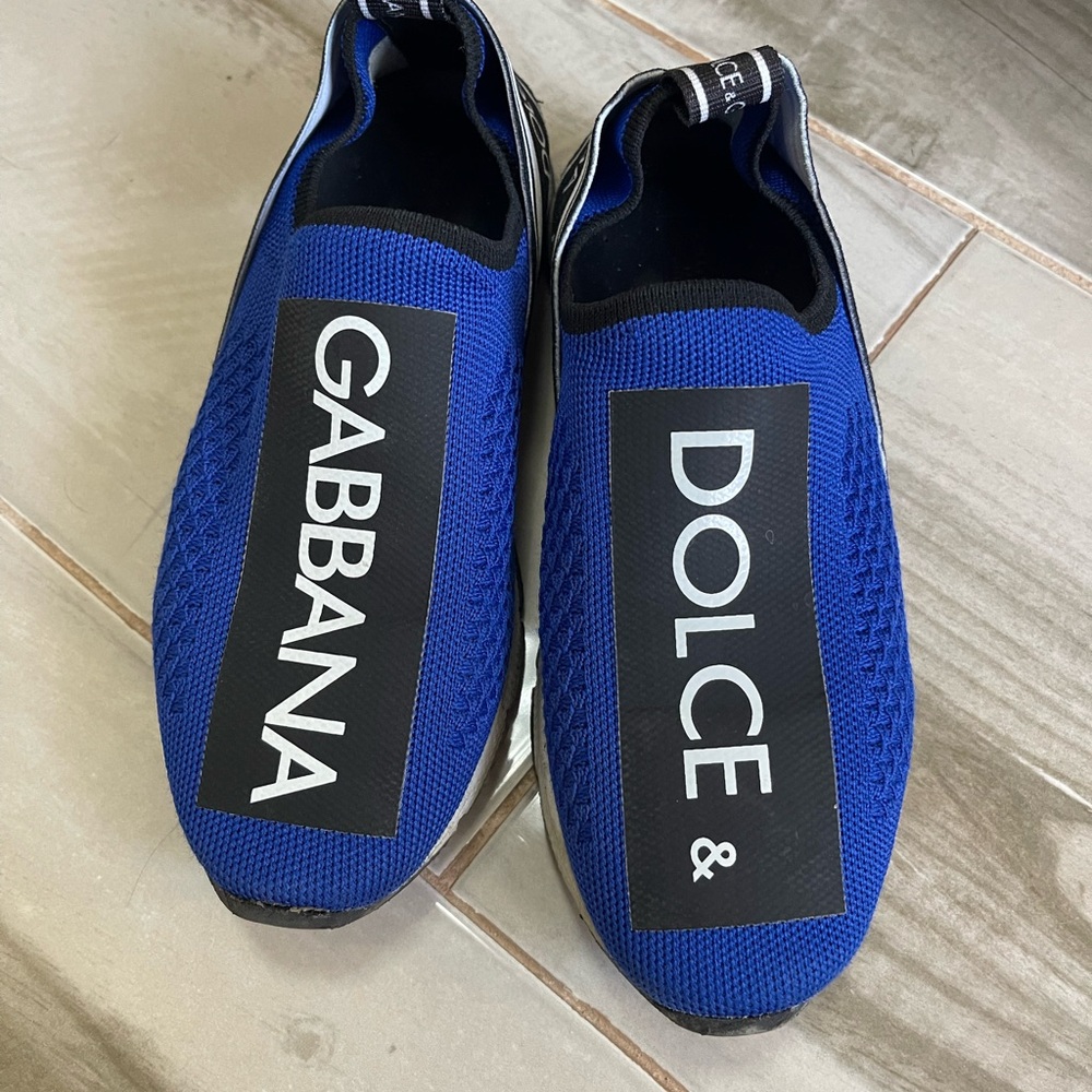 Dolce & Gabbana kids Blue Slip-On Shoes
